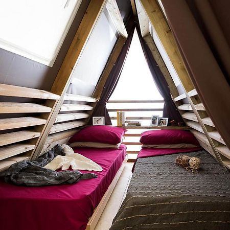 Mobile Homes Camping Santa Marina, Lanterna Tar-Vabriga Exteriör bild Interior of a cabin